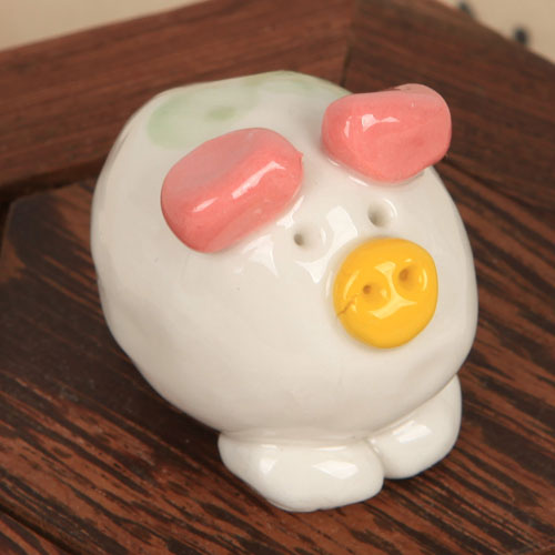 콩 돼지 복 돼지 엄마 분홍귀 장식 소품 인형